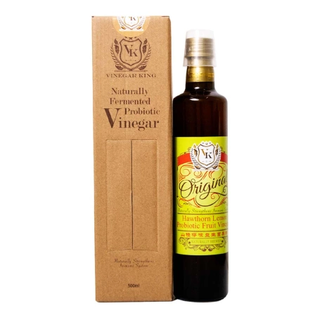 Vinegar King Limau Hawthorn Cuka Buah Enzim 500ml