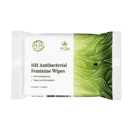 HH Antibacterial Feminine Wipes for Intimate Care (Aloe Vera)