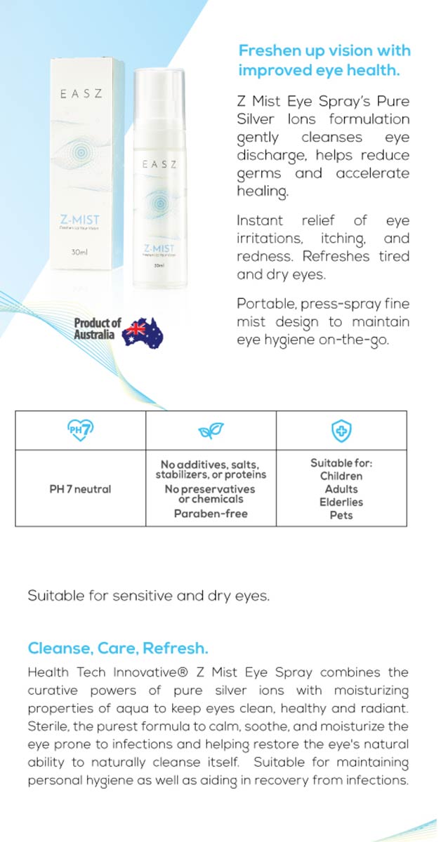 Health Tech Innovative Z Mist Eye Spray